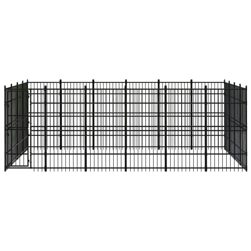 Outdoor Dog Kennel Steel 22.12 mÂ² 3097984