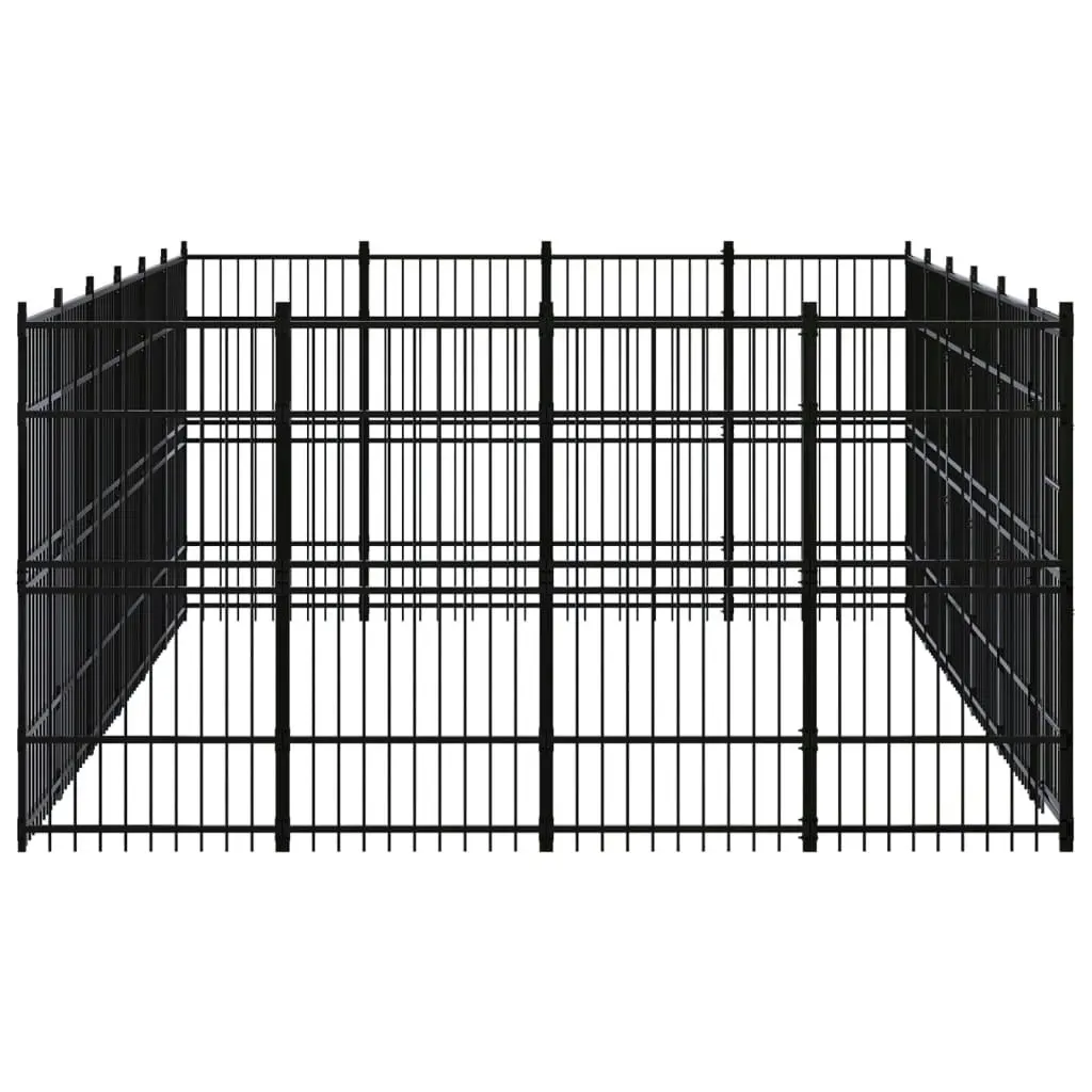 Outdoor Dog Kennel Steel 22.12 mÂ² 3097984