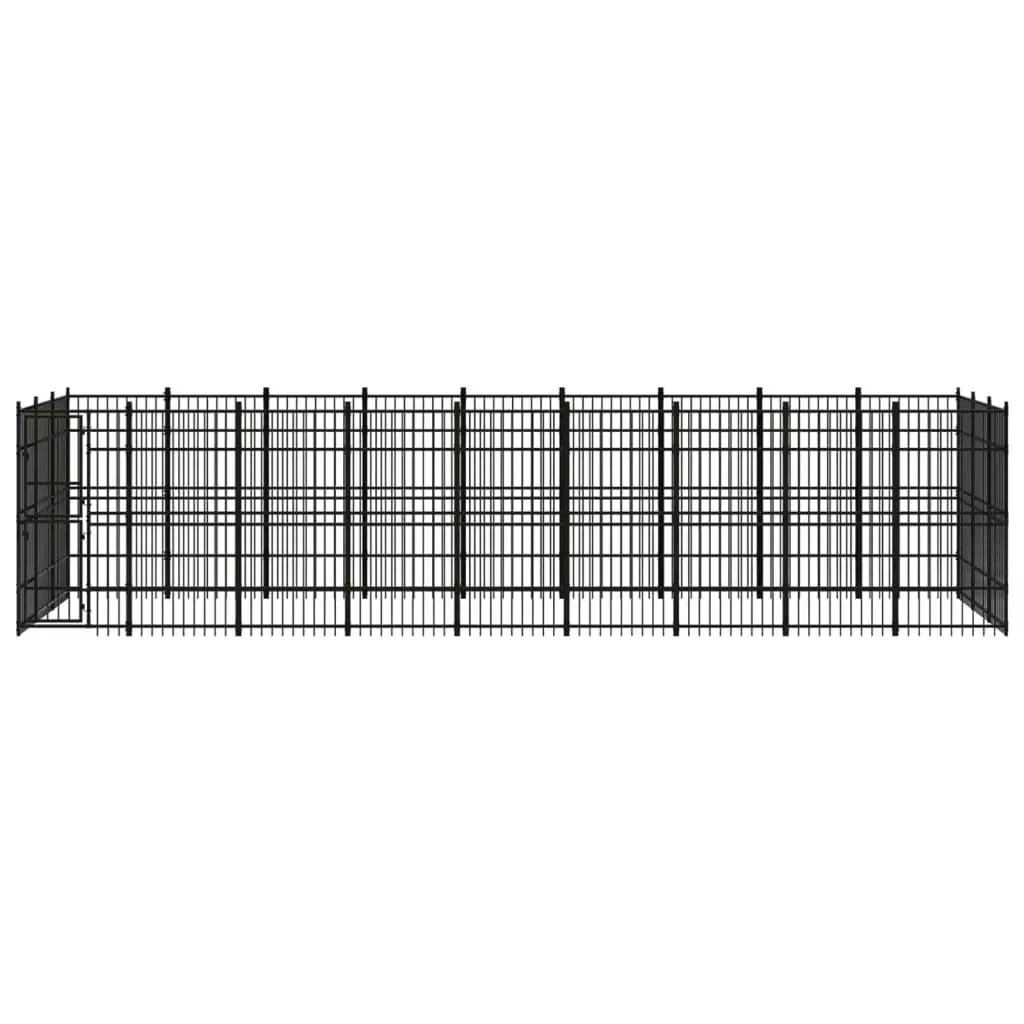 Outdoor Dog Kennel Steel 24.88 mÂ² 3097980