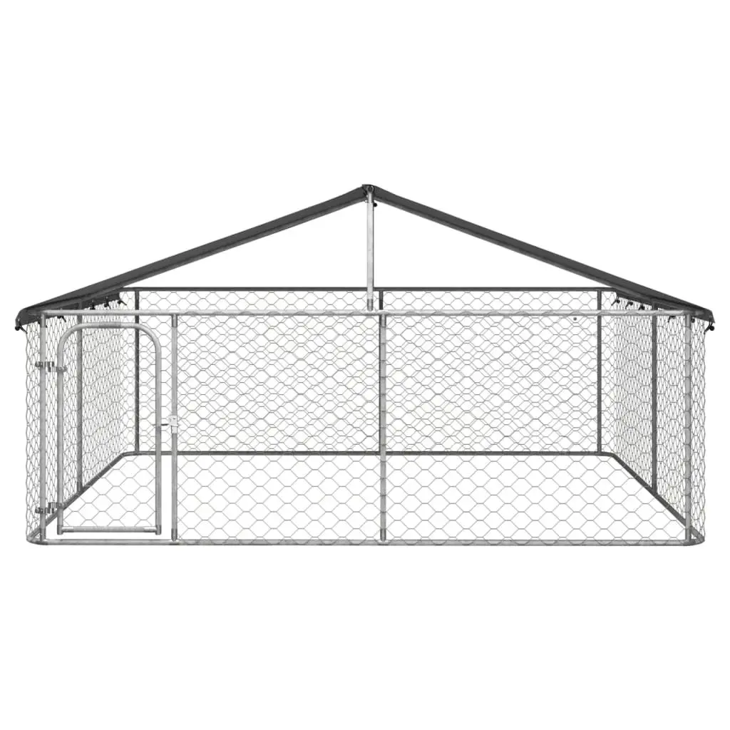 Outdoor Dog Kennel with Roof 300x300x150 cm 171501