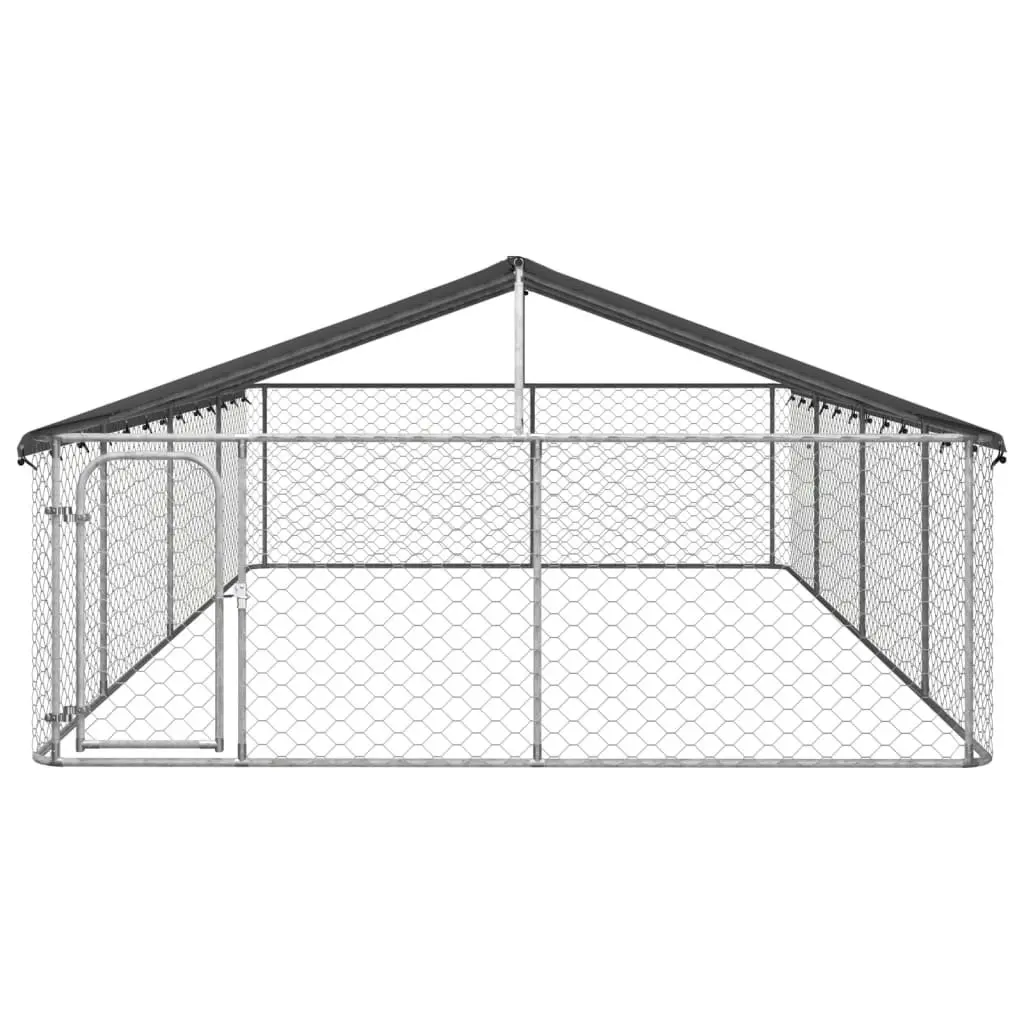 Outdoor Dog Kennel with Roof 600x300x150 cm 171502