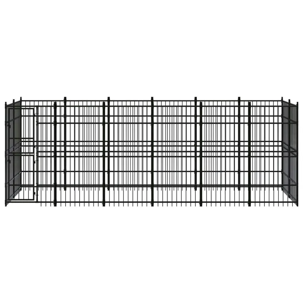 Outdoor Dog Kennel Steel 11.06 mÂ² 3097960