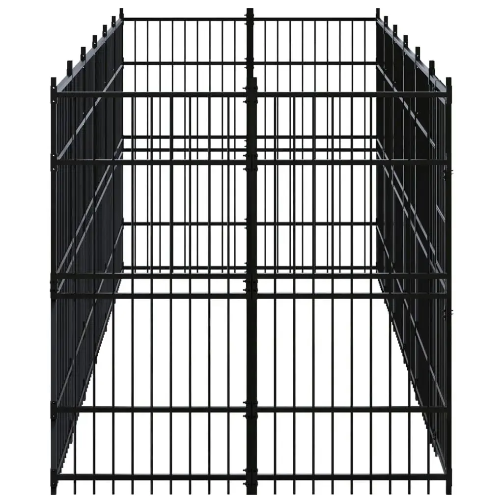 Outdoor Dog Kennel Steel 11.06 mÂ² 3097960