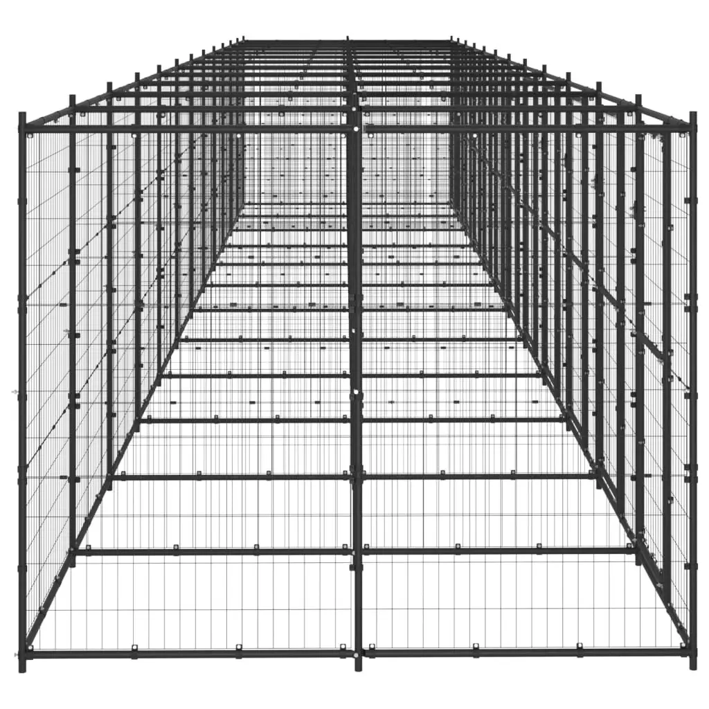 Outdoor Dog Kennel Steel 29.04 mÂ² 3082270