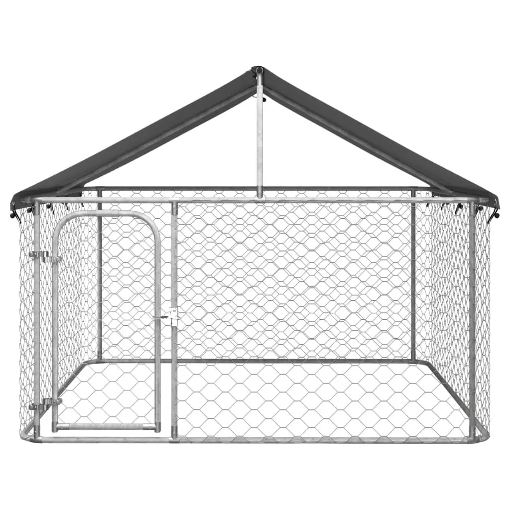 Outdoor Dog Kennel with Roof 200x200x150 cm 171498