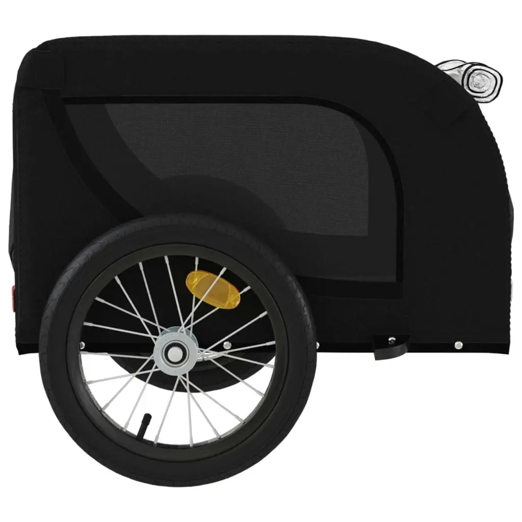 Pet Bike Trailer Black Oxford Fabric and Iron 94003