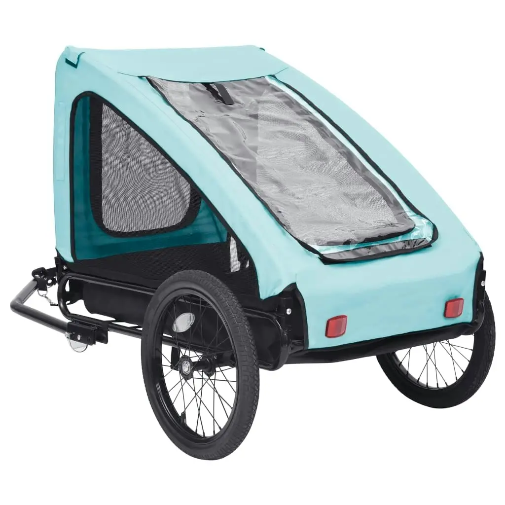 Pet Bike Trailer Blue and Black 92595