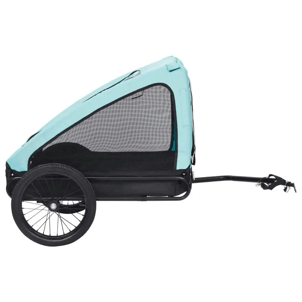 Pet Bike Trailer Blue and Black 92595