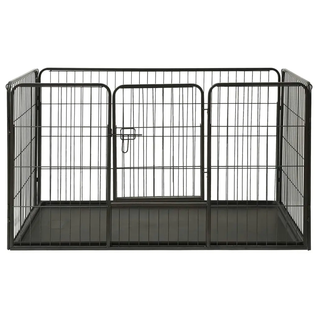 Puppy Playpen Steel 123x77.5x74.5 cm 170576