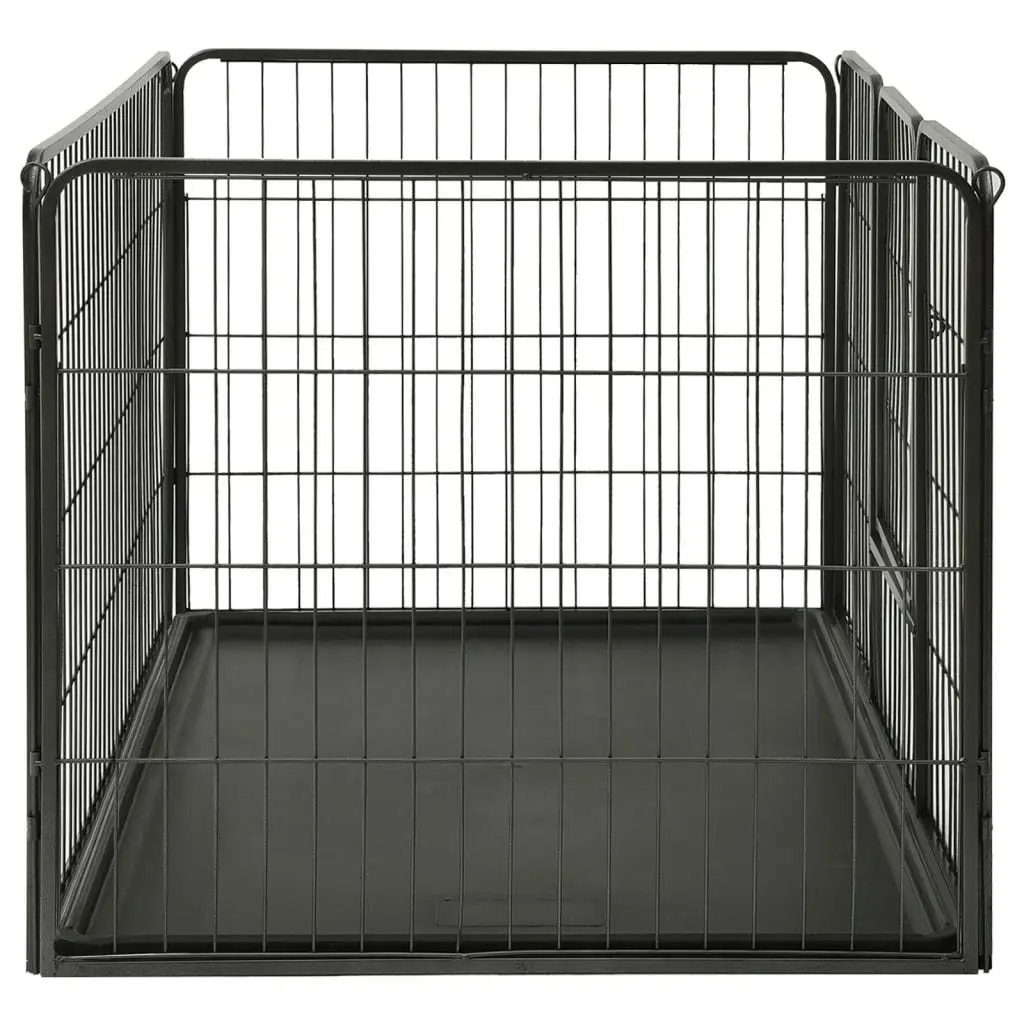 Puppy Playpen Steel 123x77.5x74.5 cm 170576