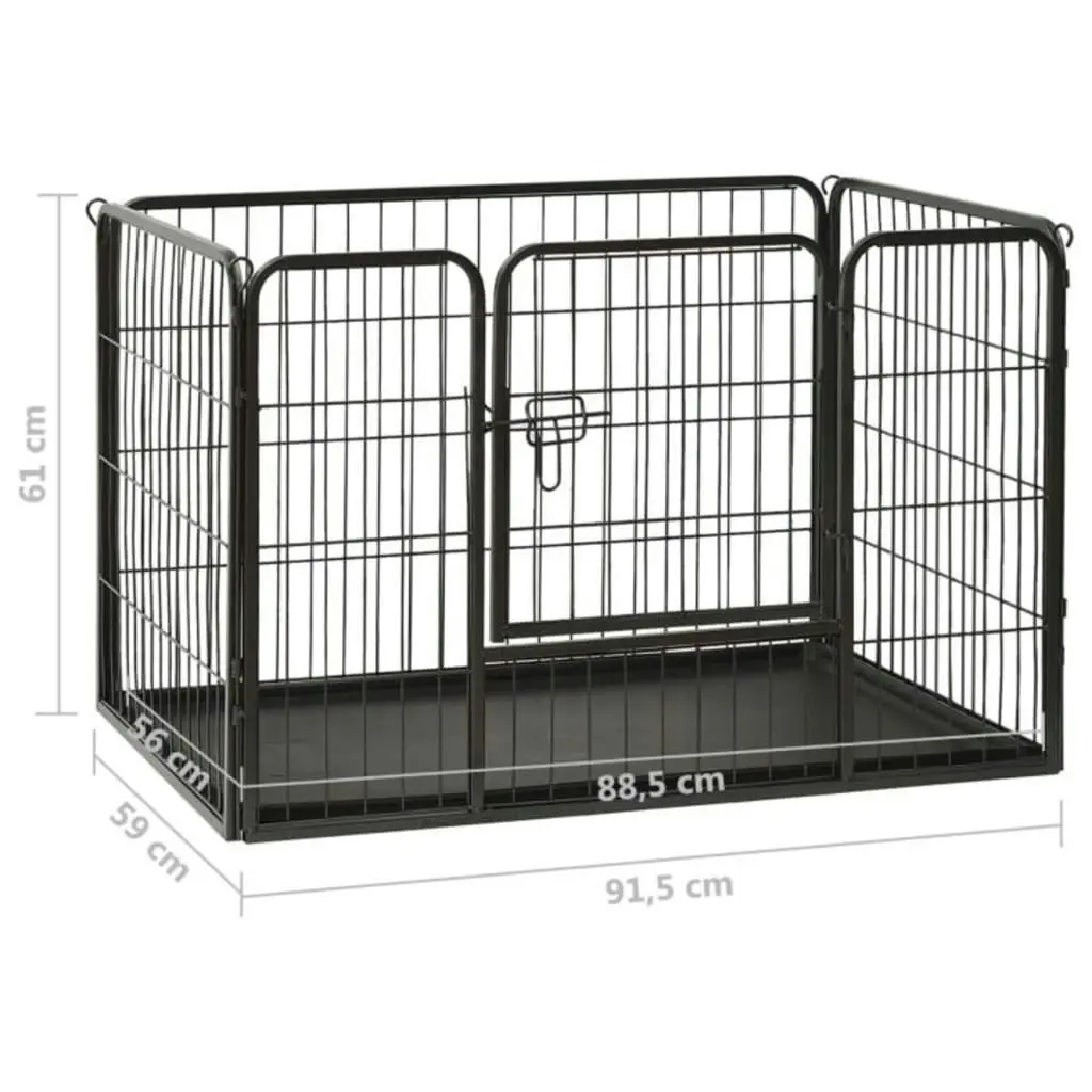 Puppy Playpen Steel 91.5x59x61cm 170575