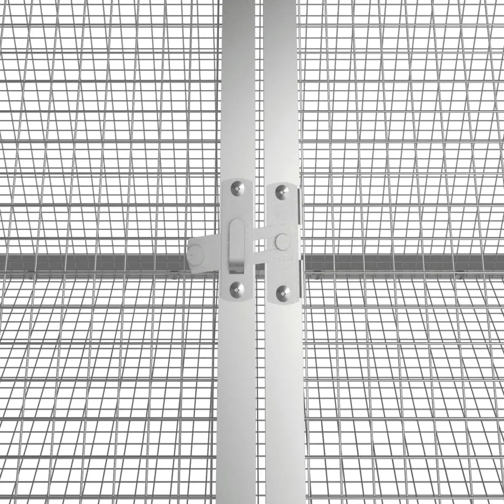 Rabbit Cage Anthracite 504.5x80.5x71 cm Galvanised Steel 3106448