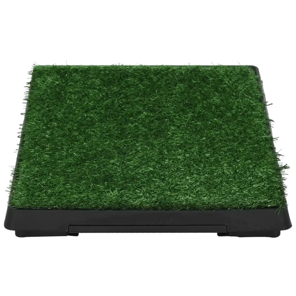 Pet Toilet with Tray & Faux Turf Green 63x50x7 cm WC 170766