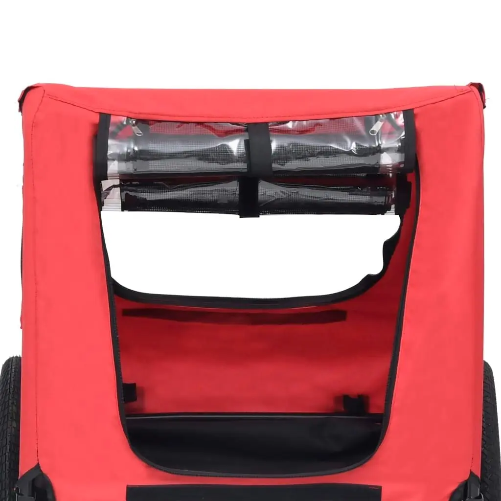 Pet Bike Trailer Red and Black 92594