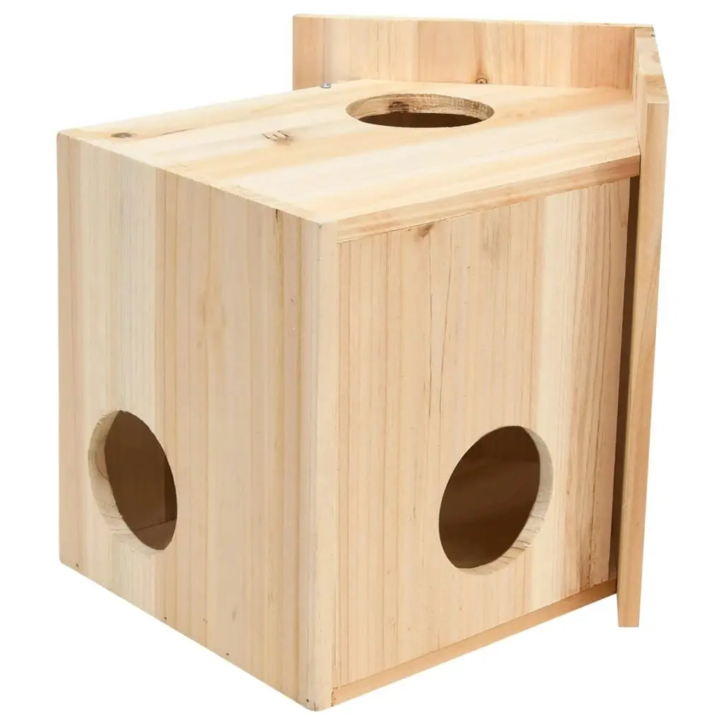 Squirrel House Solid Firwood 26x25x29 cm 314821