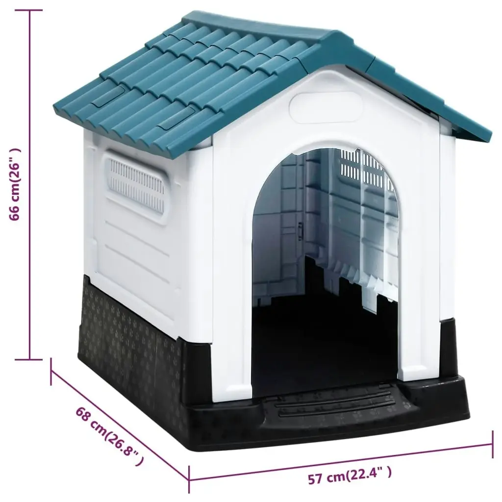 Dog House Blue 57x68x66 cm Polypropylene 152227