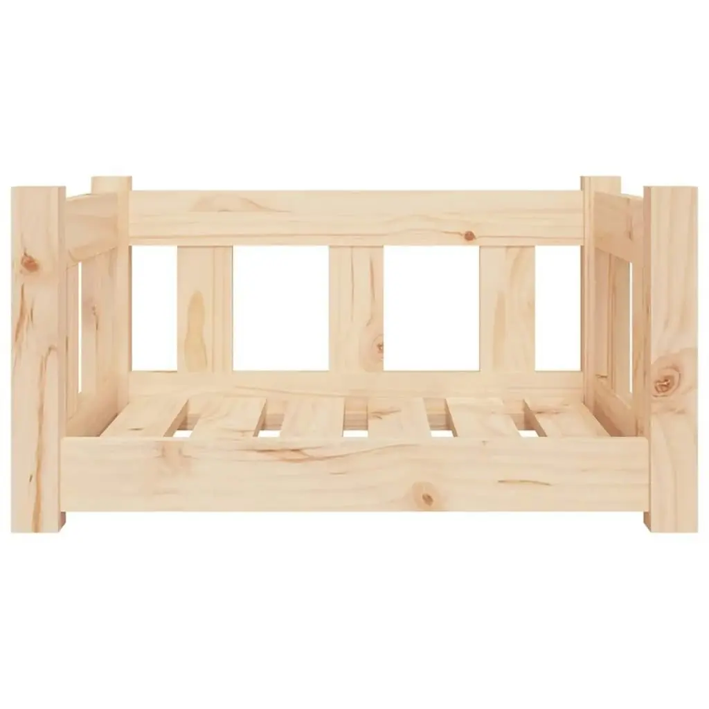 Dog Bed 55.5x45.5x28 cm Solid Wood Pine 833251