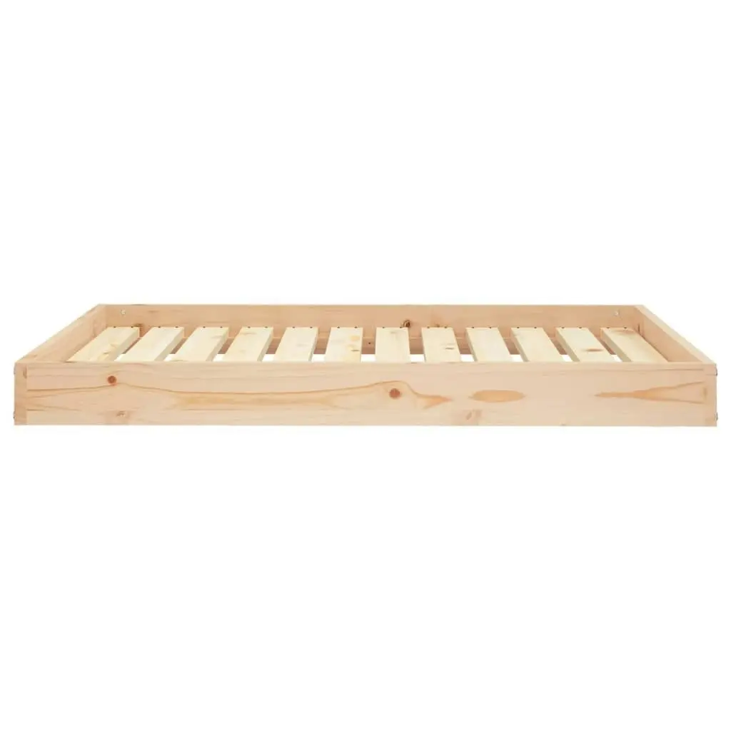 Dog Bed 101.5x74x9 cm Solid Wood Pine 820866