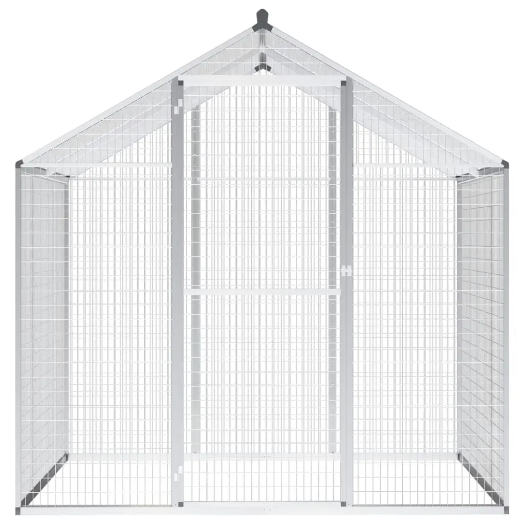 Outdoor Aviary Aluminium 178x122x194 cm 43557