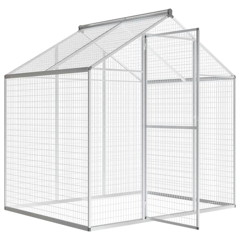 Outdoor Aviary Aluminium 178x122x194 cm 43557