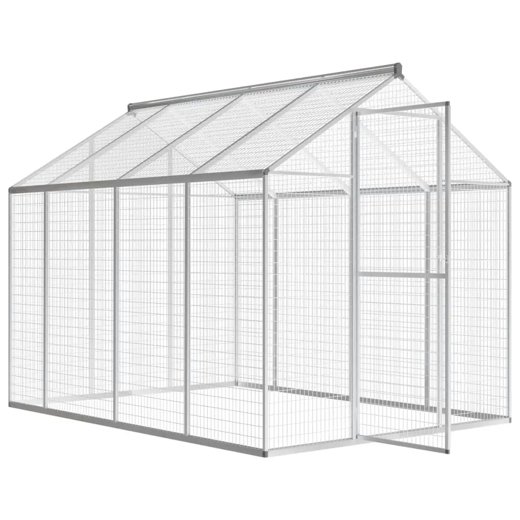 Outdoor Aviary Aluminium 178x242x192 cm 170349