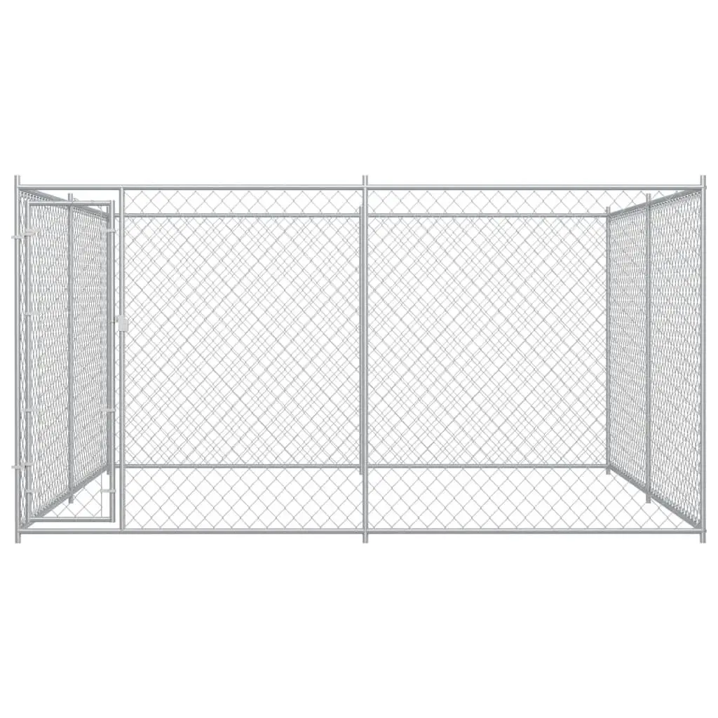 Outdoor Dog Kennel 383x383x185 cm 145028