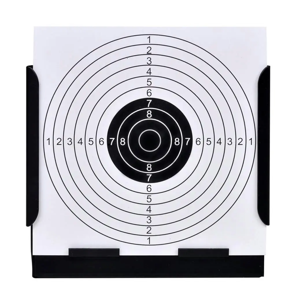 14 cm Square Target Holder Pellet Trap + 100 Paper Targets 90831