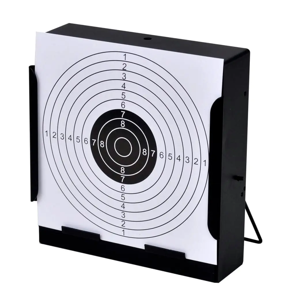 14 cm Square Target Holder Pellet Trap + 100 Paper Targets 90831