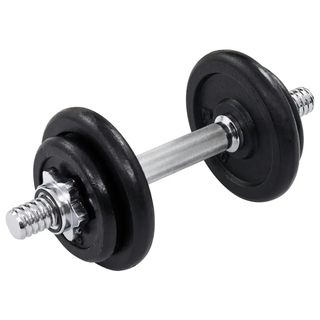 15 Piece Dumbbell set 20 kg Cast Iron 91965