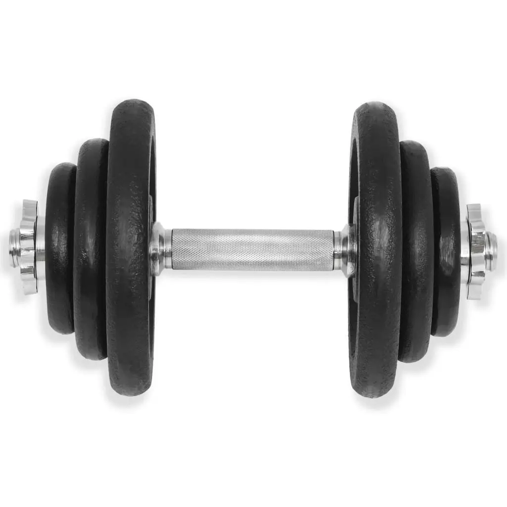 18 Piece Dumbbell Set 40 kg Cast Iron 91411