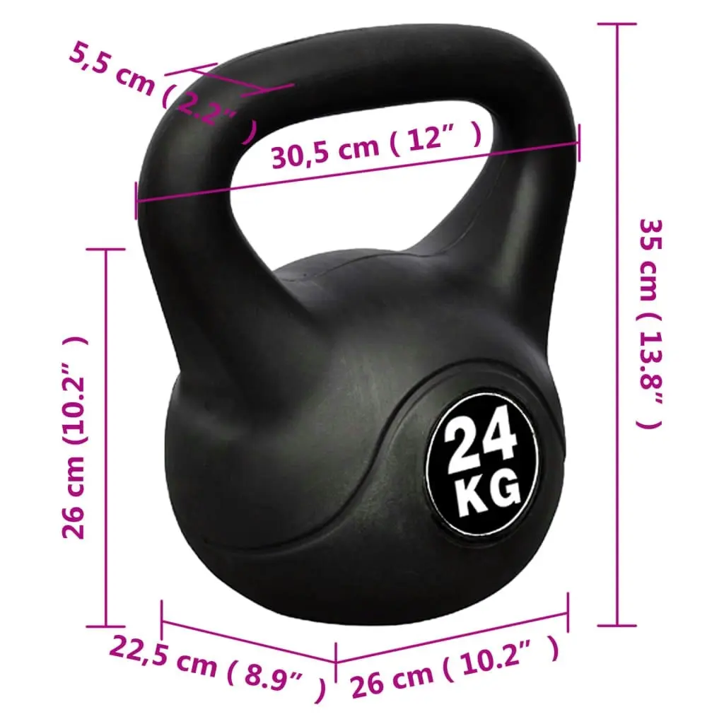 24 KG Vinyl Kettlebell 90293