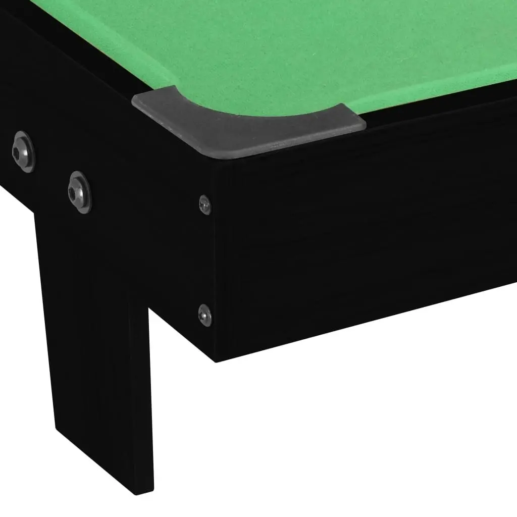 3 Feet Mini Pool Table 92x52x19 cm Black and Green 92500