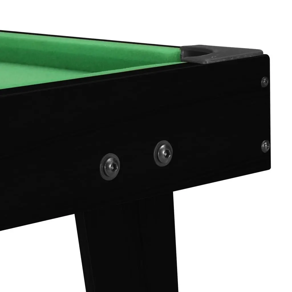 3 Feet Mini Pool Table 92x52x19 cm Black and Green 92500