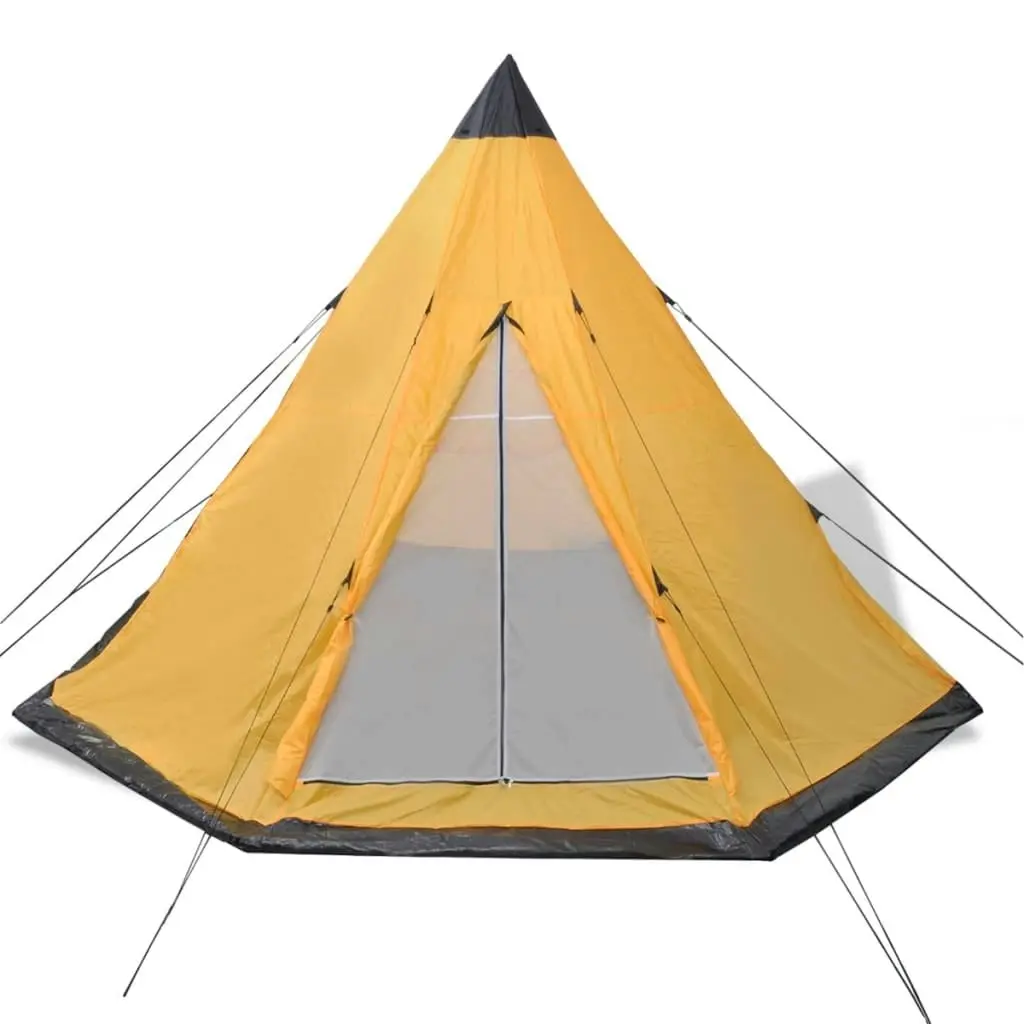 4-person Tent Yellow 91008