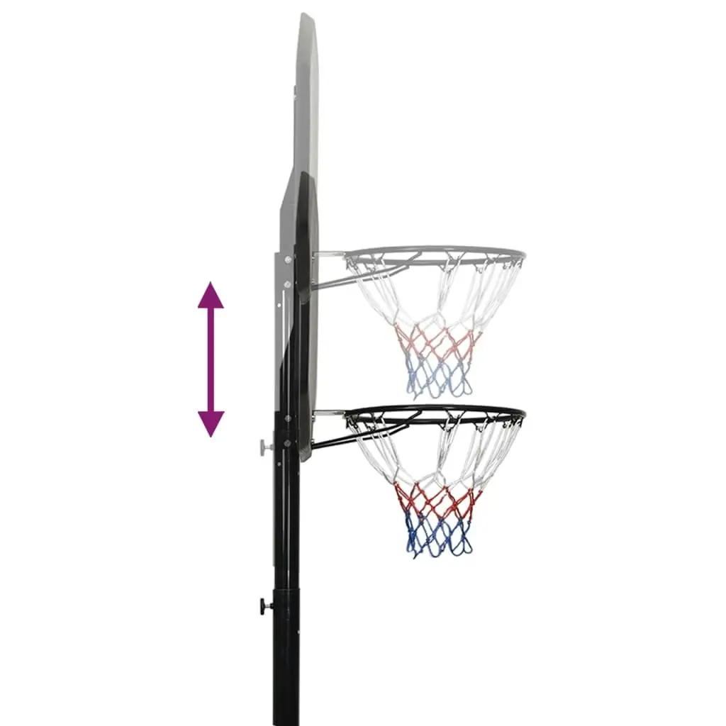 Basketball Stand Black 258-363 cm Polyethene 93649