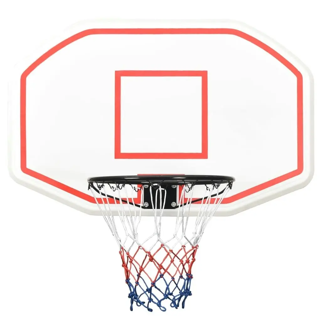 Basketball Backboard White 109x71x3 cm Polyethene 93662