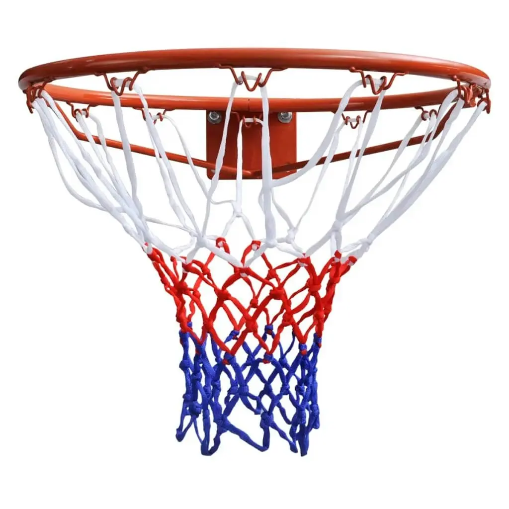 Basketball Goal Hoop Set Rim with Net Orange 45 cm 90498