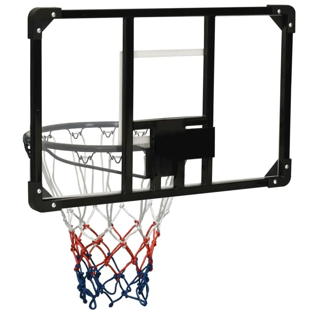 Basketball Backboard Transparent 71x45x2.5 cm Polycarbonate 93670