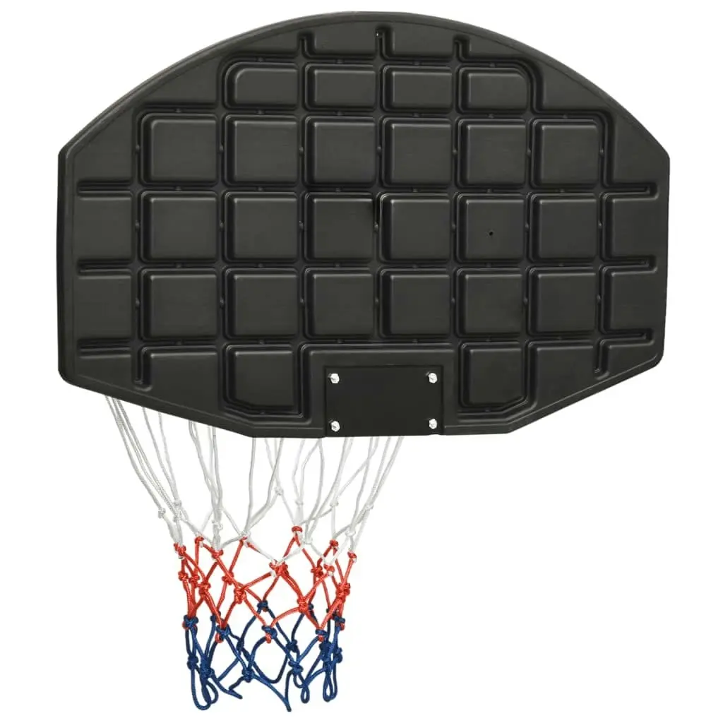 Basketball Backboard Black 71x45x2 cm Polyethene 93667