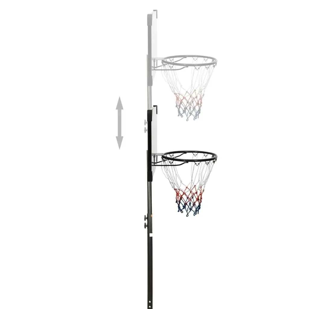 Basketball Stand Transparent 216-250 cm Polycarbonate 93657