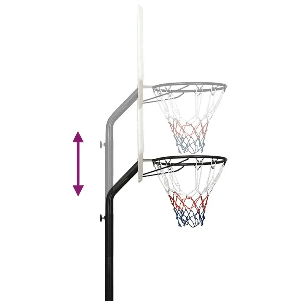 Basketball Stand White 237-307 cm Polyethene 93652