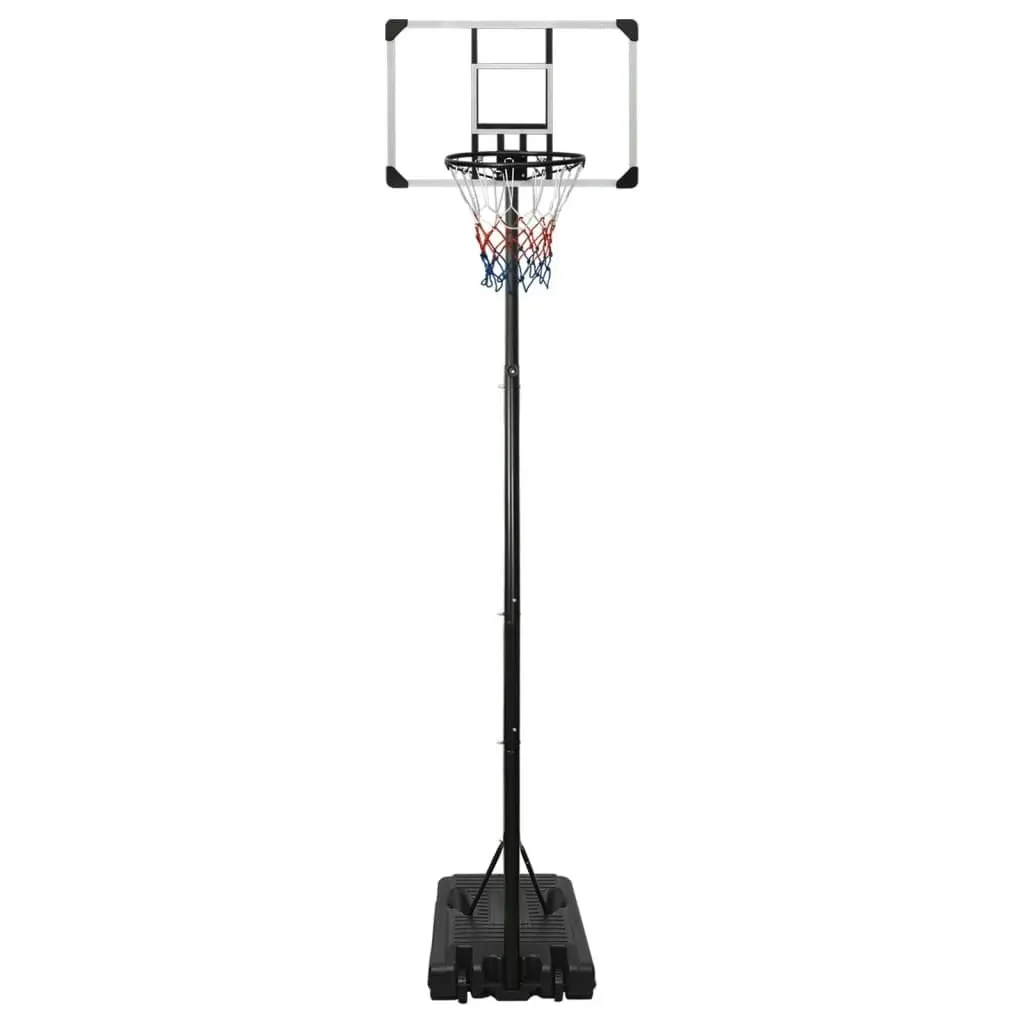 Basketball Stand Transparent 280-350 cm Polycarbonate 3107833