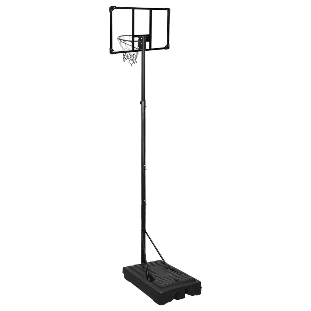 Basketball Stand Transparent 280-350 cm Polycarbonate 3107833