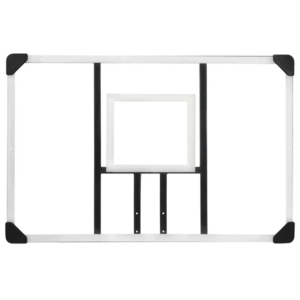 Basketball Backboard Transparent 106x69x3 cm Polycarbonate 93668