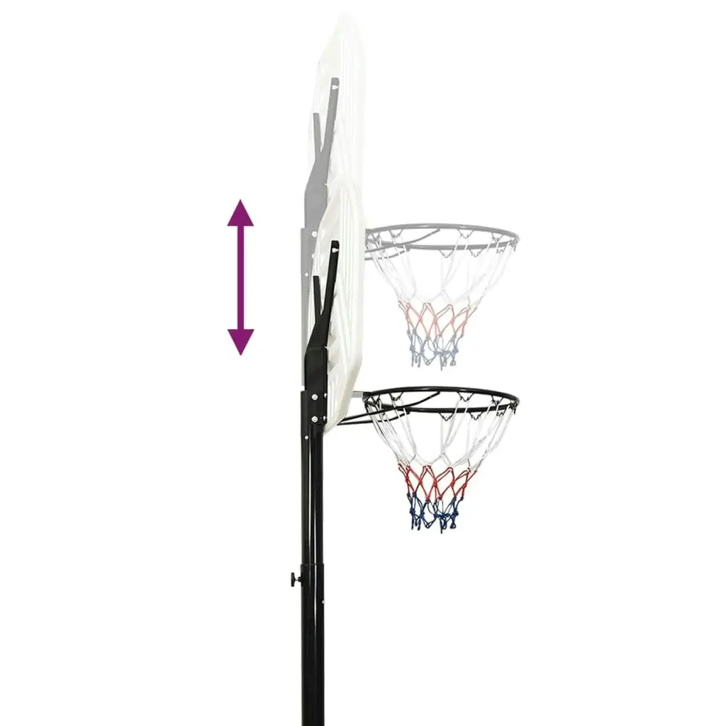 Basketball Stand White 258-363 cm Polyethene 93648