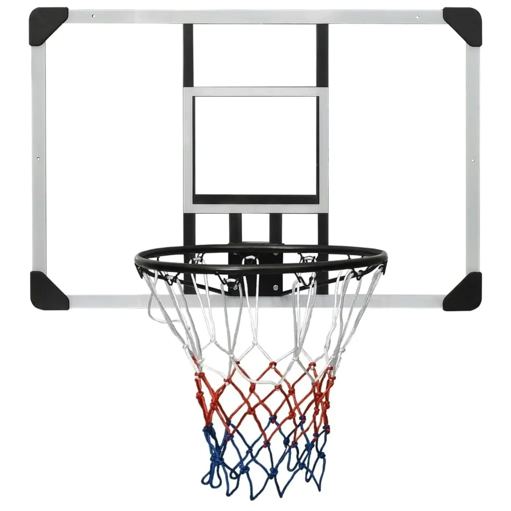 Basketball Backboard Transparent 90x60x2.5 cm Polycarbonate 93669