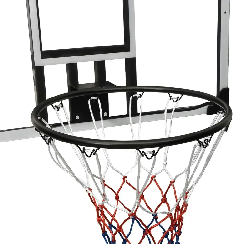 Basketball Backboard Transparent 90x60x2.5 cm Polycarbonate 93669