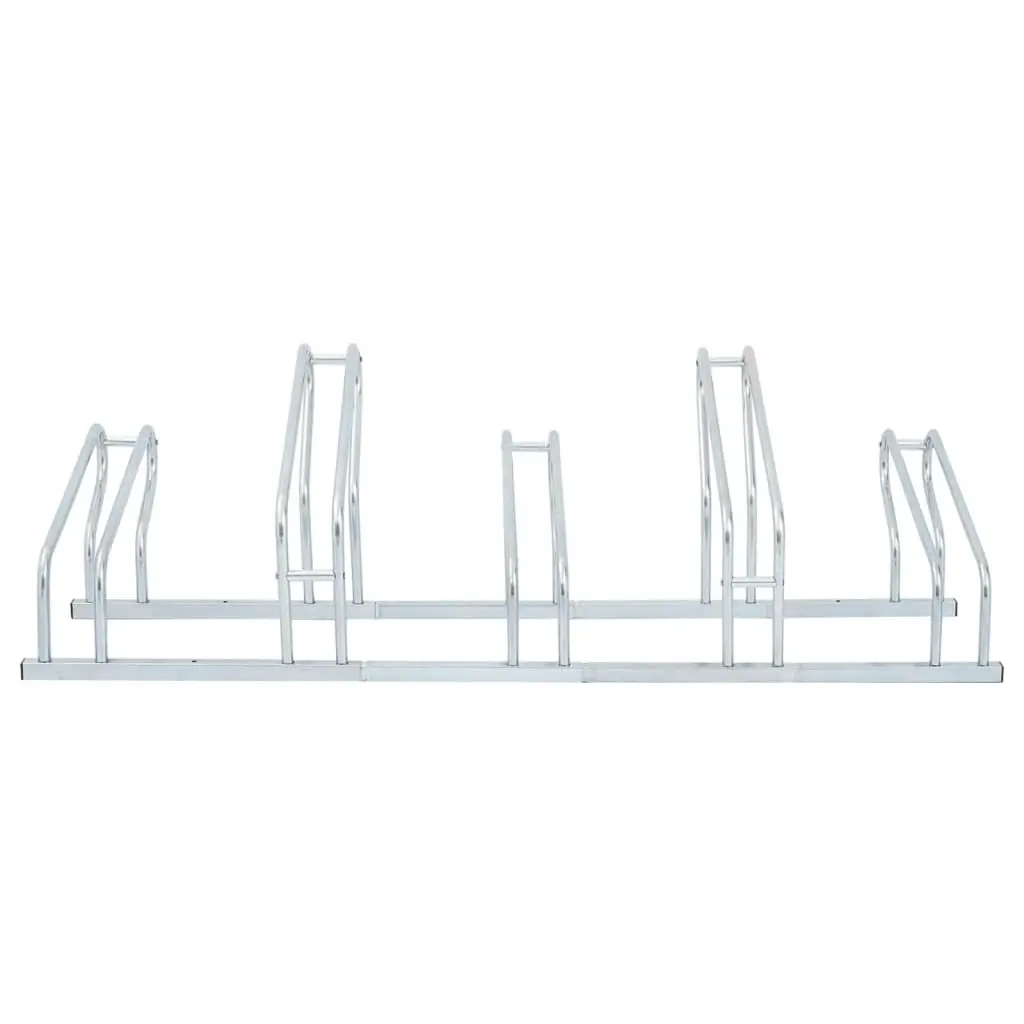 Bicycle Stand for 5 Bikes Floor Freestanding Galvanised Steel 4005576