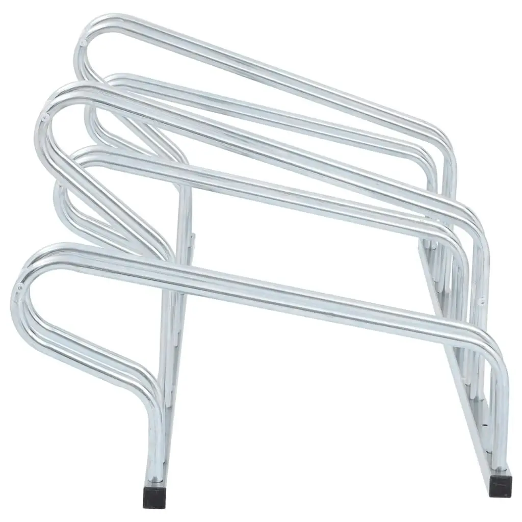 Bicycle Stand for 5 Bikes Floor Freestanding Galvanised Steel 4005576