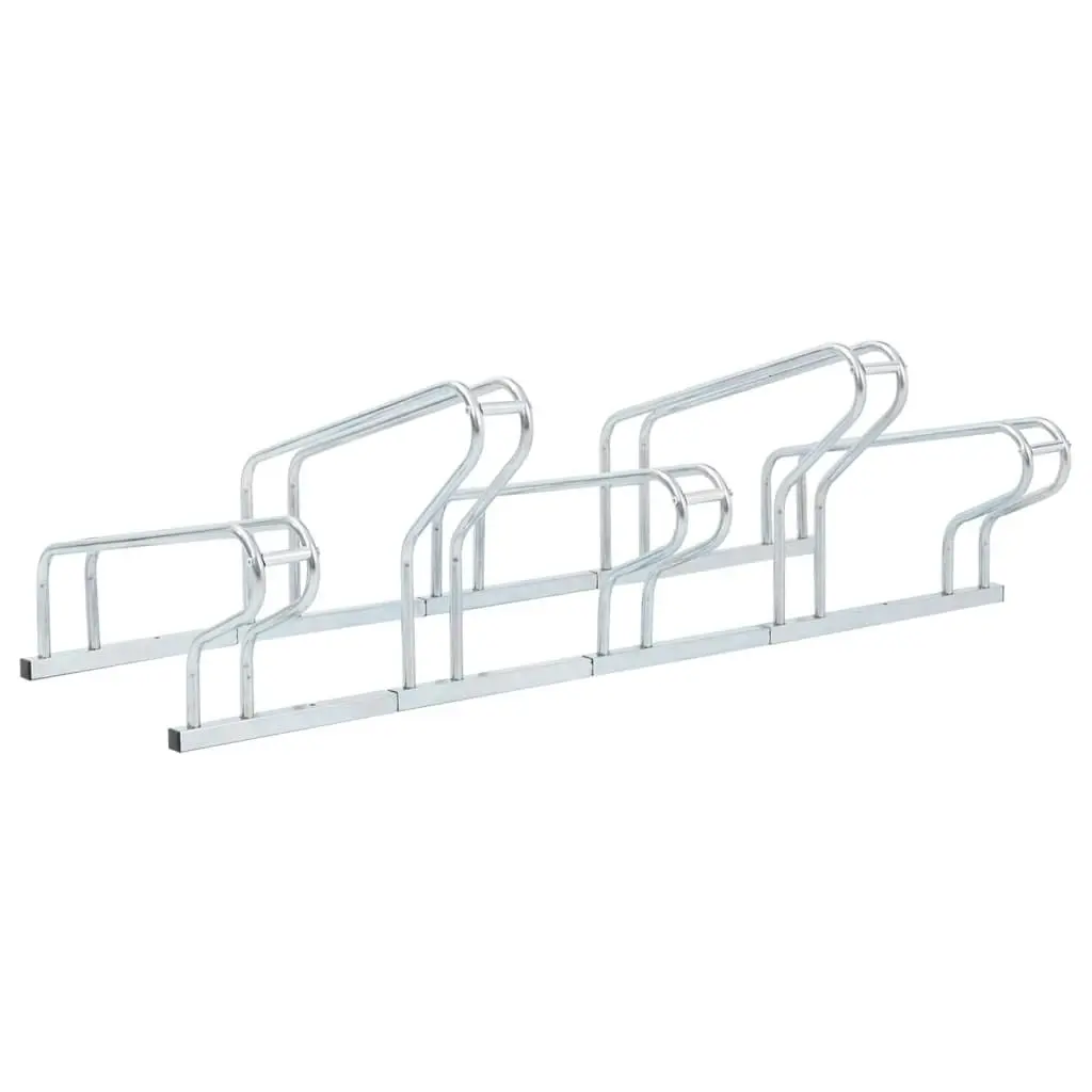 Bicycle Stand for 5 Bikes Floor Freestanding Galvanised Steel 4005576